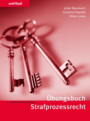 cover image of Übungsbuch Strafprozessrecht